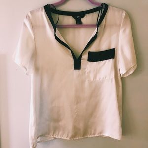 Sheer White Dress Top